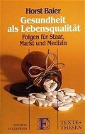 Cover: Gesundheit als Lebensqualit&auml;t - Edition Interfrom