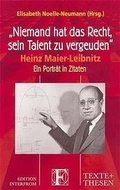Cover: Niemand hat das Recht, sein Talent zu vergeuden - Edition Interfrom