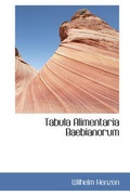 Cover: Tabula Alimentaria Baebianorum - BiblioLife