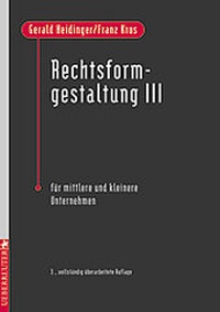 Enlarge image Cover: Rechtsformgestaltung III - Carl Ueberreuter Verlag