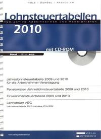 Abbildung von: Lohnsteuertabellen 2010 + CD-ROM - Verlag Österreich