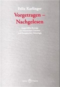 Cover: Vorgetragen - Nachgelesen - Praesens Verlag