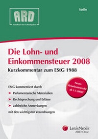 Abbildung von: Die Lohn- und Einkommensteuer - Kurzkommentar zum EStG 1988 - LexisNexis ARD ORAC