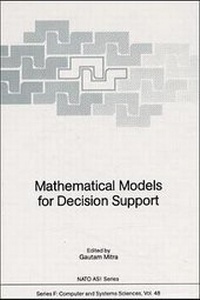 Enlarge image Cover: Mathematical Models for Decision Support - Springer