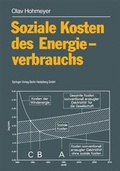 Cover: Soziale Kosten des Energieverbrauchs - Springer