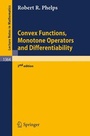 Cover: Convex Functions, Monotone Operators and Differentiability - Springer