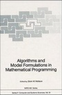 Cover: Algorithms and Model Formulations in Mathematical Programming - Springer