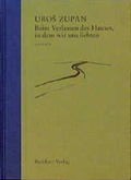 Cover: Beim Verlassen des Hauses, in dem wir uns liebten - Residenz