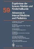 Cover: Advances in Internal Medicine and Pediatrics / Ergebnisse der Inneren Medizin und Kinderheilkunde - Springer