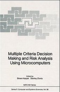 Abbildung von: Multiple Criteria Decision Making and Risk Analysis Using Microcomputers - Springer