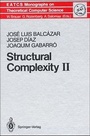 Cover: Structural Complexity II - Springer