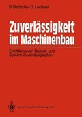 Cover: Zuverl&auml;ssigkeit im Maschinenbau - Springer