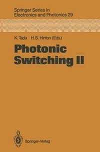 Enlarge image Cover: Photonic Switching II - Springer