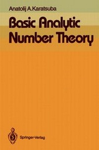 Abbildung von: Basic Analytic Number Theory - Springer