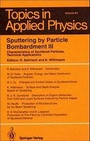 Cover: Sputtering by Particle Bombardment III - Springer