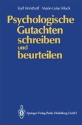 Cover: Psychologische Gutachten schreiben und beurteilen - Springer