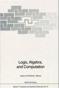 Cover: Logic, Algebra, and Computation - Springer