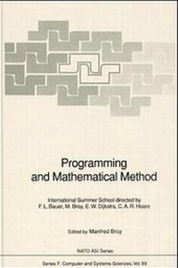 Enlarge image Cover: Programming and Mathematical Method - Springer