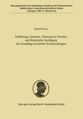 Cover: Erfahrung, Intuition, Diskursives Denken und K&uuml;nstliche Intelligenz als Grundlage &auml;rztlicher Entscheidungen - Springer