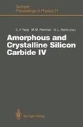 Cover: Amorphous and Crystalline Silicon Carbide IV - Springer