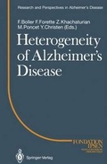Cover: Heterogeneity of Alzheimer's Disease - Springer