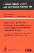 Cover: Analysis and Optimization of Systems: State and Frequency Domain Approaches for Infinite-Dimensional Systems - Springer