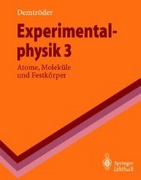 Enlarge image Cover: Experimentalphysik 3 - Springer