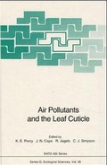 Cover: Air Pollutants and the Leaf Cuticle - Springer