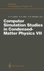 Cover: Computer Simulation Studies in Condensed-Matter Physics VII - Springer