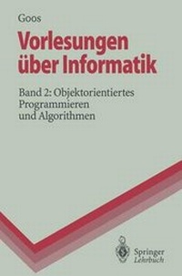 Enlarge image Cover: Vorlesungen über Informatik - Springer