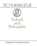 Cover: Technik und Philosophie - Springer