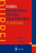 Cover: DUBBEL - Taschenbuch f&uuml;r den Maschinenbau - Springer