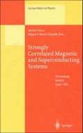 Cover: Strongly Correlated Magnetic and Superconducting Systems - Springer