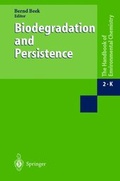 Cover: Biodegradation and Persistence - Springer
