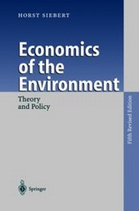 Enlarge image Cover: Economics of the Environment - Springer