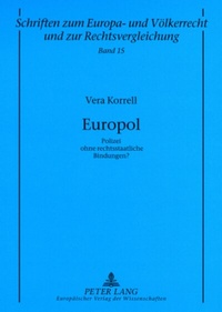 Abbildung von: Europol - Peter Lang Verlag