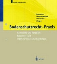 Abbildung von: Bodenschutzrecht - Praxis - Springer