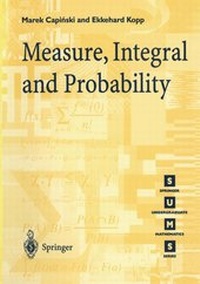 Enlarge image Cover: Measure, Integral and Probability - Springer