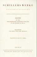 Cover: Schillers Werke. Nationalausgabe. Historisch-kritische Ausgabe - Verlag Hermann B&ouml;hlaus Nachfolger Weimar
