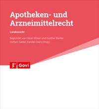 Abbildung von: Apotheken- und Arzneimittelrecht - Landesrecht Rheinland-Pfalz - Avoxa - Mediengruppe Deutscher Apotheker GmbH