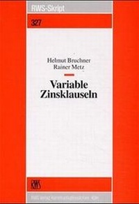 Enlarge image Cover: Variable Zinsklauseln - RWS