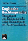 Cover: Englische Rechtssprache - Bauverlag BV GmbH