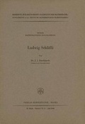 Cover: Ludwig Schl&auml;fli - Birkh&auml;user Verlag GmbH