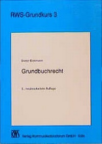 Enlarge image Cover: Grundbuchrecht - RWS
