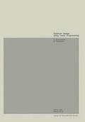 Cover: Optimum Design using Linear Programming - Birkh&auml;user Verlag GmbH