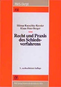 Cover: Recht und Praxis des Schiedsverfahrens - RWS