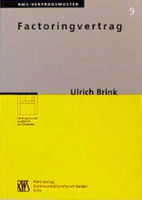Enlarge image Cover: Factoringvertrag - RWS