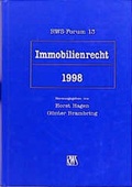 Cover: Immobilienrecht 1998 - RWS