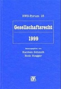 Cover: Gesellschaftsrecht 1999 - RWS