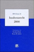 Cover: Insolvenzrecht 2000 - RWS